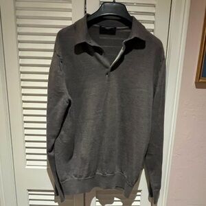 Charles Tyrwhitt 100% merino wool Men's Gray Sweater